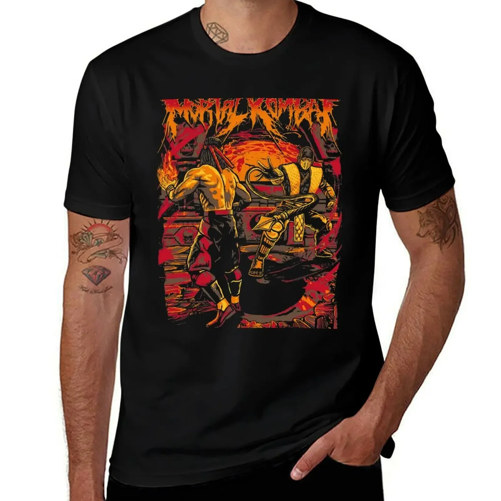 Vintage Mortal Kombat 1992 T-Shirt Luxury man heavyweights plus sizes kawaii clothes sweat shirts, men
Vintage Mortal Kombat 1992 T-Shirt Luxury man heavyweights plus sizes kawaii clothes sweat shirts, men