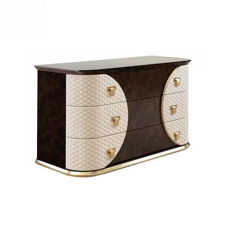 Italian light luxury three-drawer cabinet, living room home decoration dining side cabinet, modern simple bedroom bed foot board
Italian light luxury three-drawer cabinet, living room home decoration dining side cabinet, modern simple bedroom bed foot board