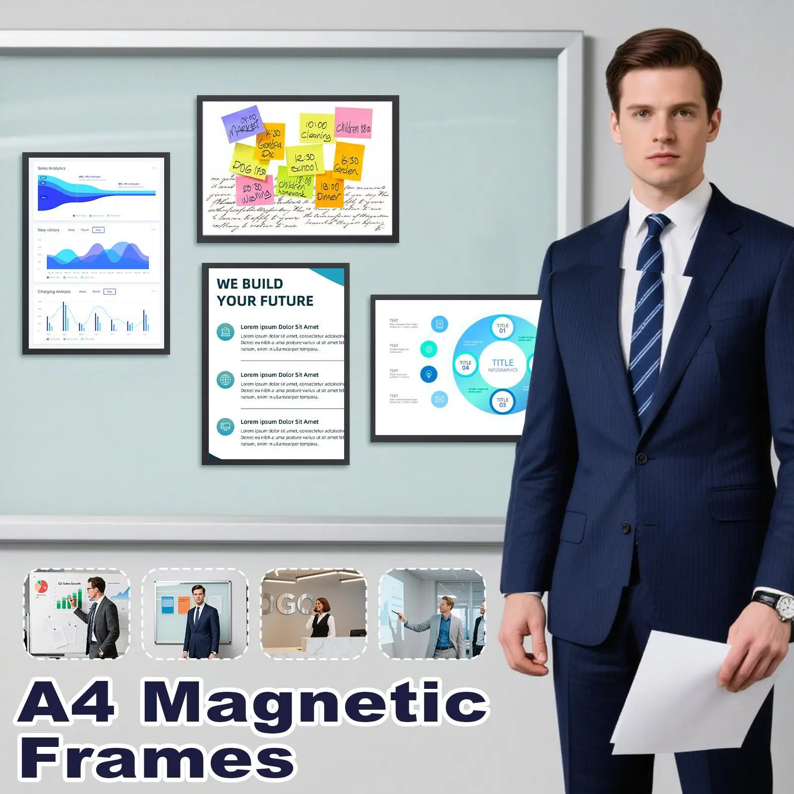 Магнитный держатель для вывески на стену, магнитная фоторамка для двери, 20 шт., магнитная фоторамка формата А4 для домашнего офиса, розничного магазина
Магнитный держатель для вывески на стену, магнитная фоторамка для двери, 20 шт., магнитная фоторамка формата А4 для домашнего офиса, розничного магазина