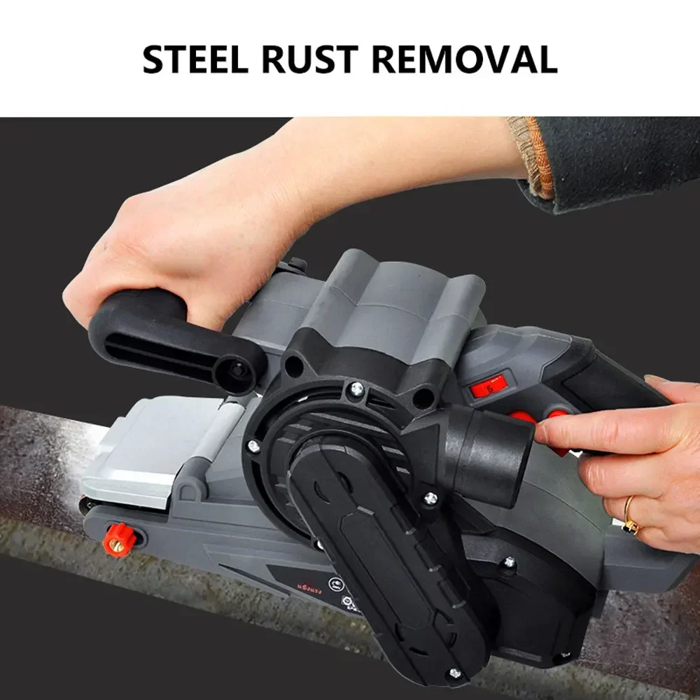 Hot sales Handheld Speed-adjustable Belt Sander Portable Sander Wood Furniture Putty Grinder Polishing Machine Woodworking Tools
Hot sales Handheld Speed-adjustable Belt Sander Portable Sander Wood Furniture Putty Grinder Polishing Machine Woodworking Tools