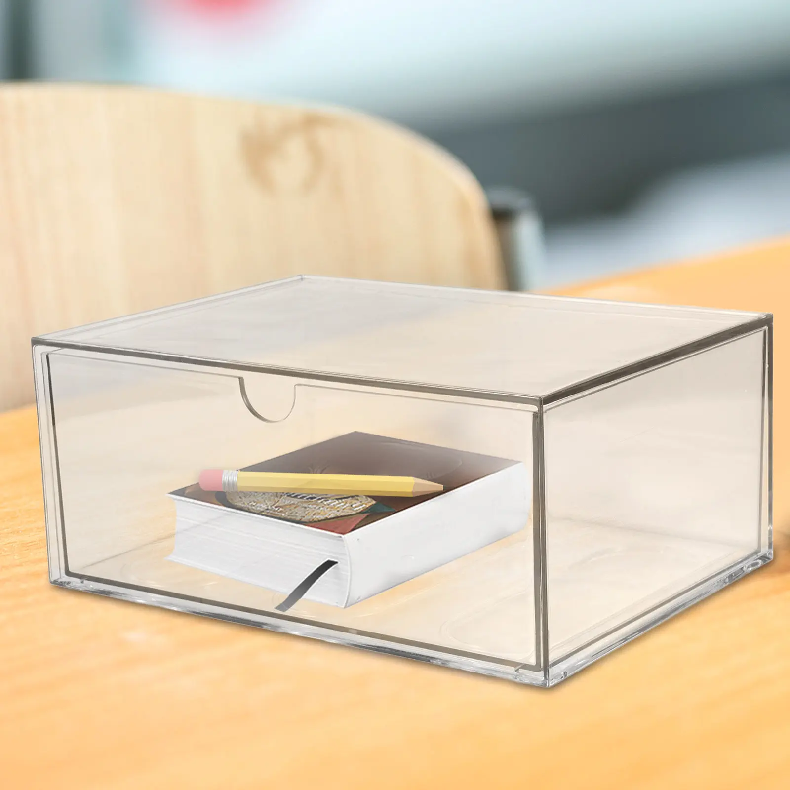 Настольный органайзер из ПЭТ-материала с выдвижными ящиками для хранения косметики, канцелярских принадлежностей, украшений, пластиковые ящики для хранения
Настольный органайзер из ПЭТ-материала с выдвижными ящиками для хранения косметики, канцелярских принадлежностей, украшений, пластиковые ящики для хранения