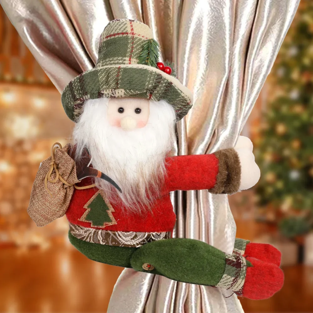 " Festive Snowman & Deer Cartoon Curtain Holds - Christmas Decorations for Home 2022 "
" Festive Snowman & Deer Cartoon Curtain Holds - Christmas Decorations for Home 2022 "