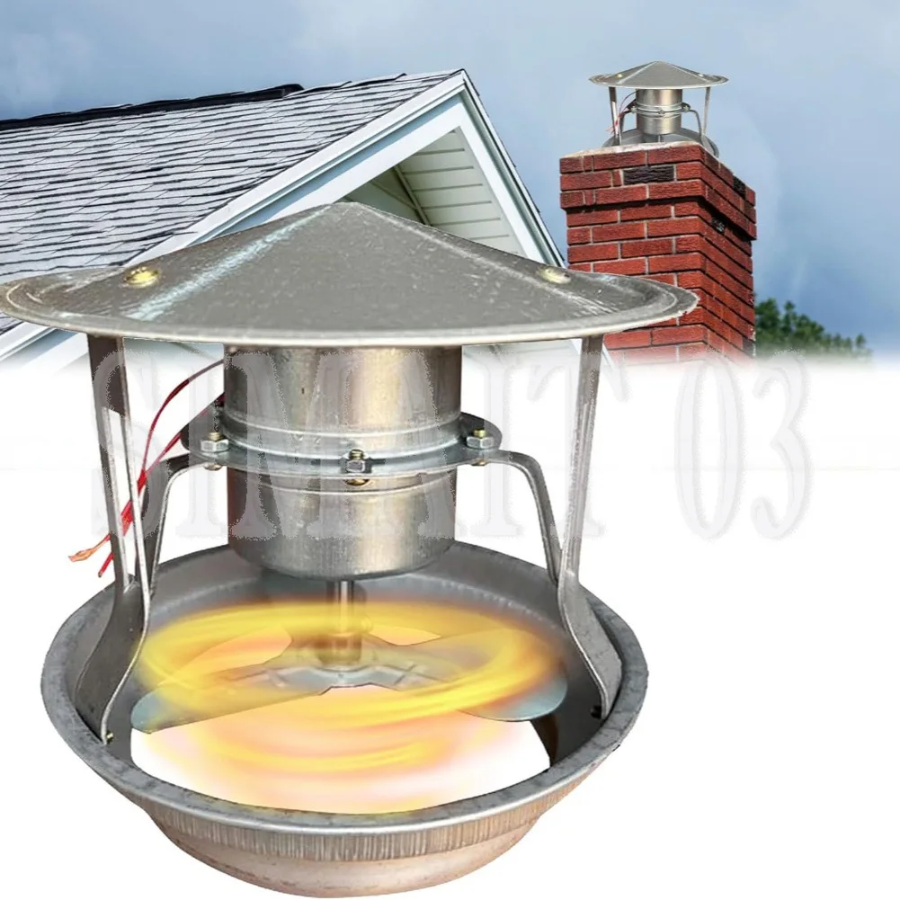 40W Chimney Exhaust Fan with Stainless Steel Metal Flue for Fireplace Boiler, Silent Smoke Removal Blower
40W Chimney Exhaust Fan with Stainless Steel Metal Flue for Fireplace Boiler, Silent Smoke Removal Blower