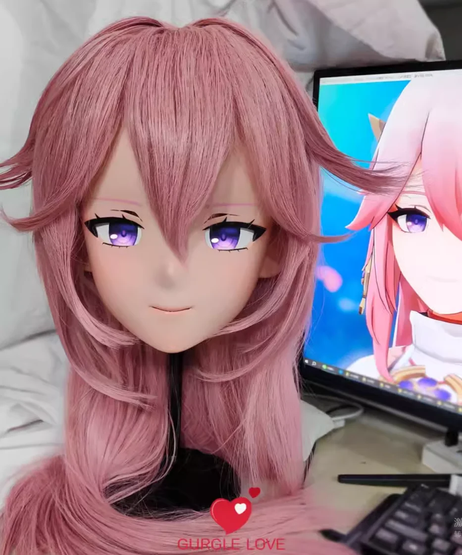 (GLb0320)Customize Character Female Girl Resin Half Head Crossdress Cosplay Japanese Anime Role Kigurumi Mask With Eyes And Wig
(GLb0320)Customize Character Female Girl Resin Half Head Crossdress Cosplay Japanese Anime Role Kigurumi Mask With Eyes And Wig