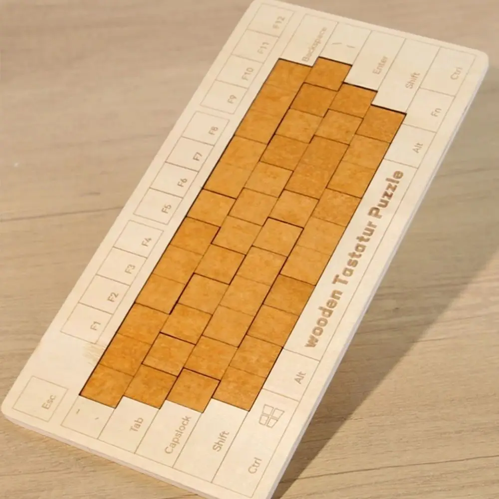 IQ Game Keyboard Puzzle Game Montessori Family Fun 3D Hand-eye Coordination Jigsaws Entertainment Wooden
IQ Game Keyboard Puzzle Game Montessori Family Fun 3D Hand-eye Coordination Jigsaws Entertainment Wooden