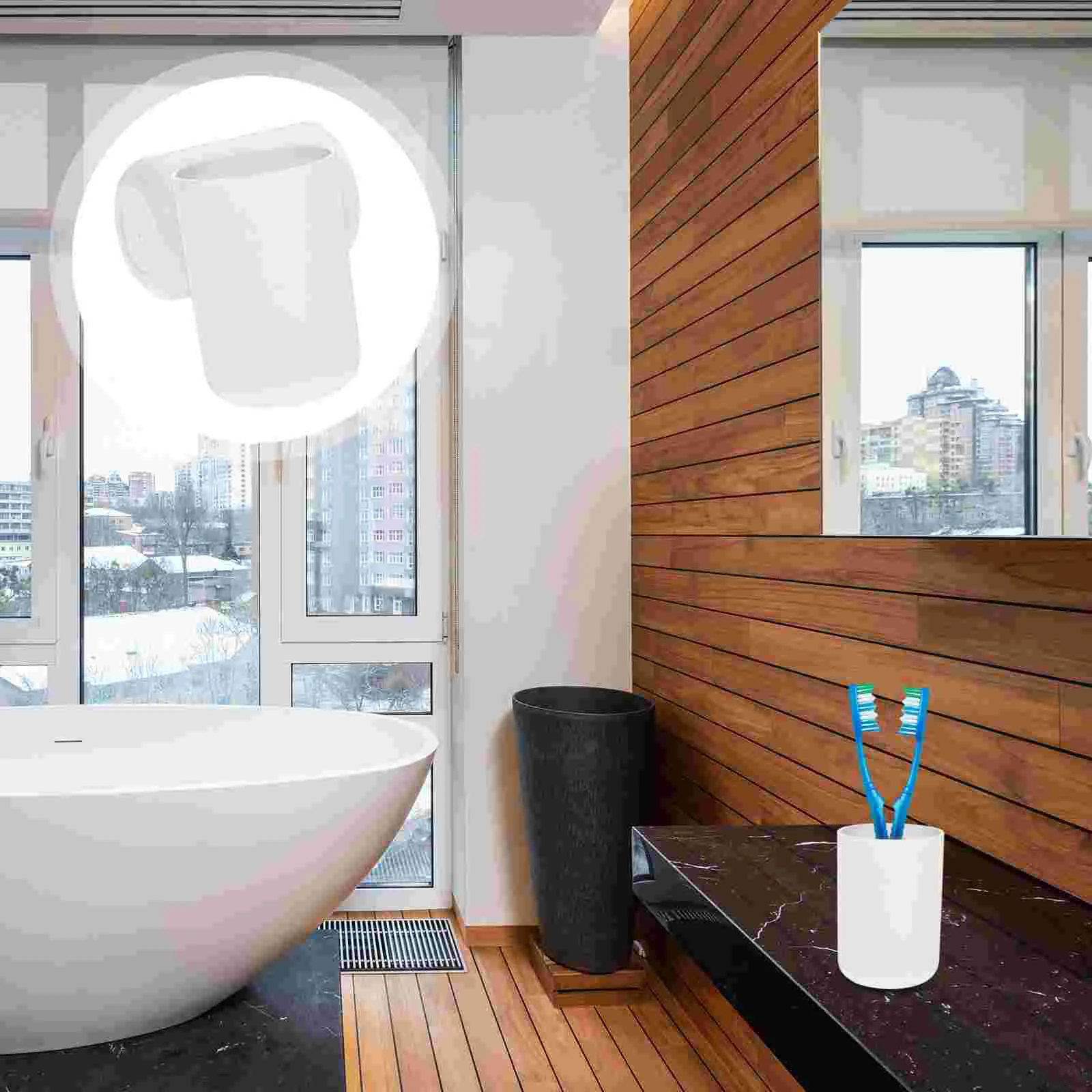 2 Pcs Toothbrush Cups 300ml Pure White PP Material Bathroom Tumblers Mouthwash Toothpaste Rinsing Mugs Safe Smooth
2 Pcs Toothbrush Cups 300ml Pure White PP Material Bathroom Tumblers Mouthwash Toothpaste Rinsing Mugs Safe Smooth