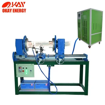 Physics Laboratory Equipment Bench Type Variable Speed Glass Blowing Lathe Quartz Glass Tube Rotating Sealing Machine