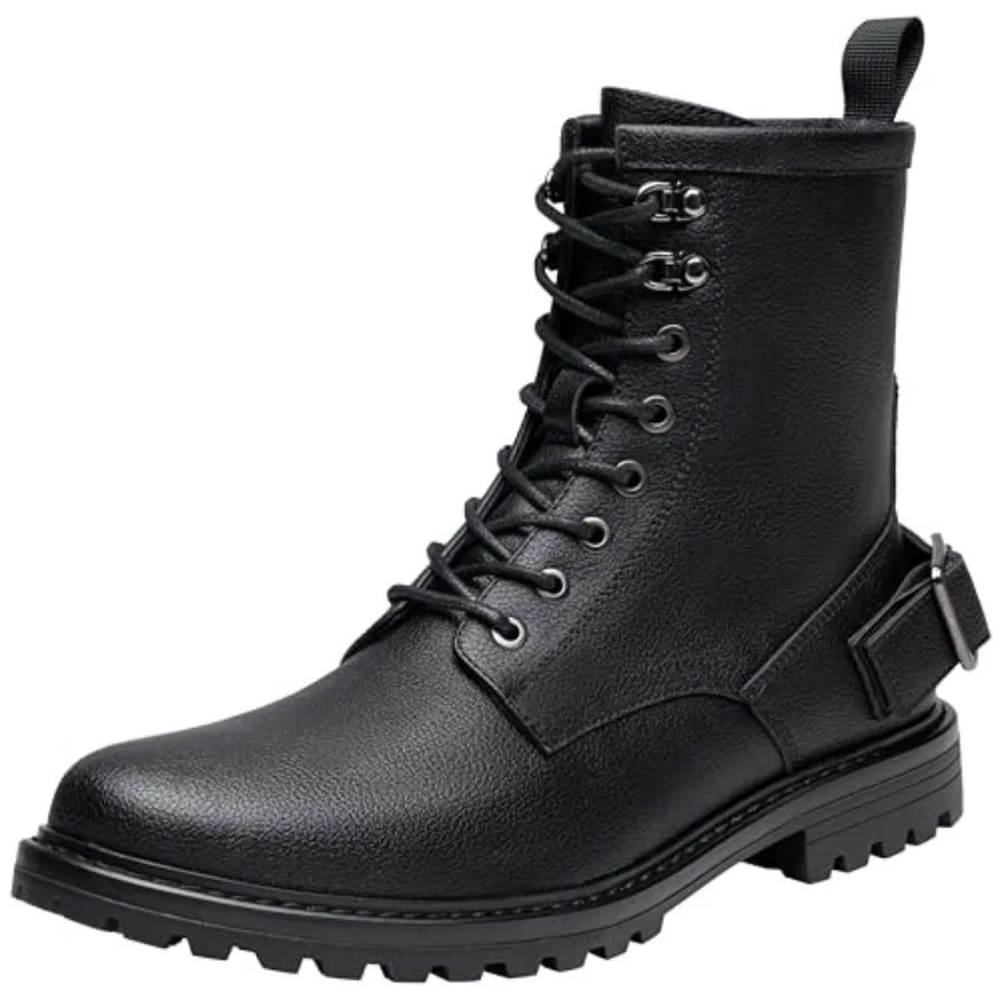 Mens Boots High Top Motorcycle Boots Fashion Zipper Mens Casual Boots Chukka Dress Combat Boots
Mens Boots High Top Motorcycle Boots Fashion Zipper Mens Casual Boots Chukka Dress Combat Boots