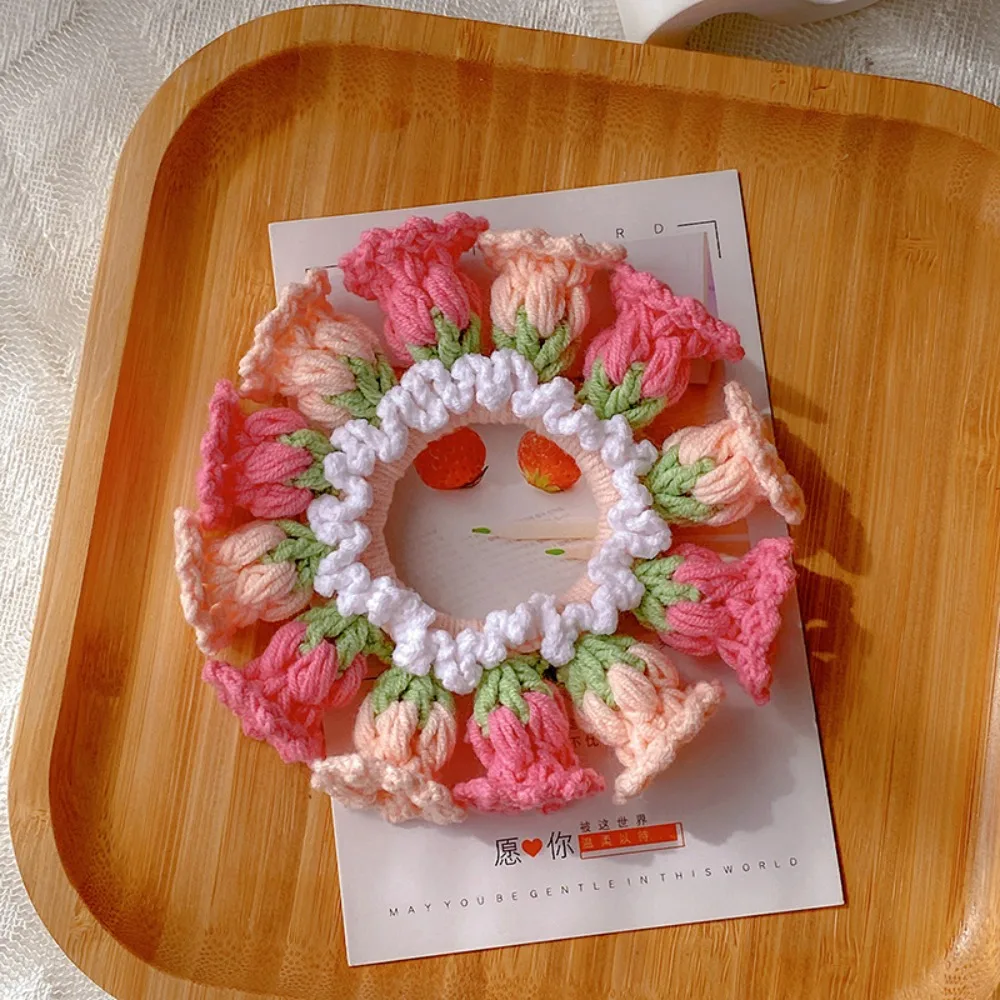 Элегантные резинки для волос Flores Convallariae с цветком, эластичная вязаная веревка для волос ручной работы, тканый головной убор, милая резинка для волос на каждый день
Элегантные резинки для волос Flores Convallariae с цветком, эластичная вязаная веревка для волос ручной работы, тканый головной убор, милая резинка для волос на каждый день