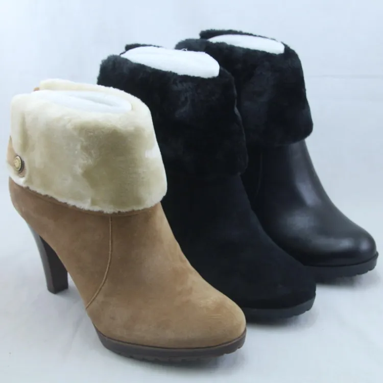 Faionable High Heel ort Boots Women's Leather Booties with Thi Inner Fur from 9C AK Large Size Available Winter Boots
Faionable High Heel ort Boots Women's Leather Booties with Thi Inner Fur from 9C AK Large Size Available Winter Boots