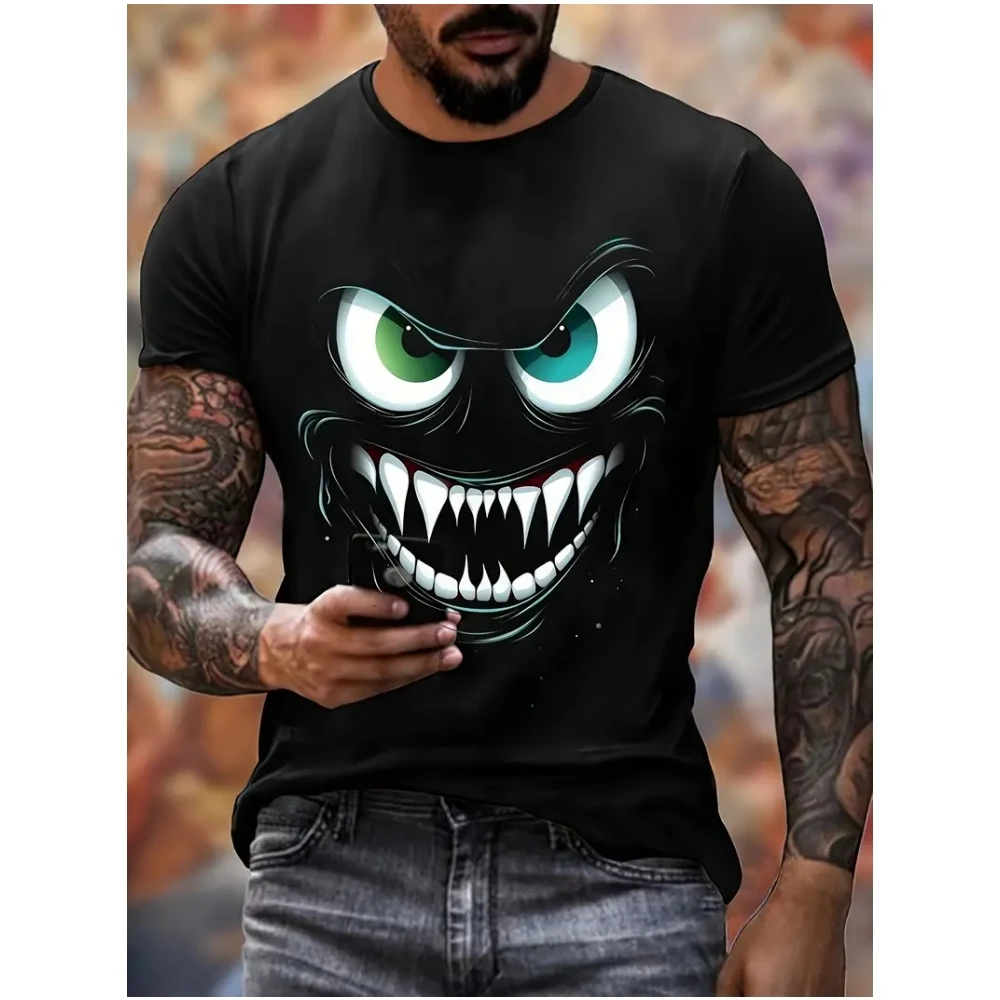 Men's T-shirt Gym Clothes Devil Pattern Quick Drying Crew Neck Short Sleeve T-Shirt Outdoor Running Fitness T-Shirts for Men top
Men's T-shirt Gym Clothes Devil Pattern Quick Drying Crew Neck Short Sleeve T-Shirt Outdoor Running Fitness T-Shirts for Men top