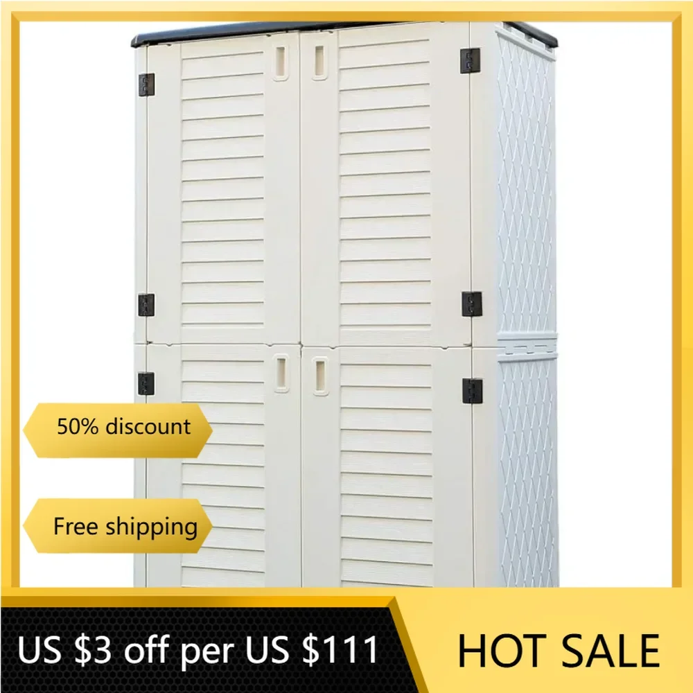 (50 In. L X 29 In. W X 82 In. H Speakers Double-Layer Outdoor Storage Cabinet Multi-Purpose for Backyards and Patios Accessories
(50 In. L X 29 In. W X 82 In. H Speakers Double-Layer Outdoor Storage Cabinet Multi-Purpose for Backyards and Patios Accessories