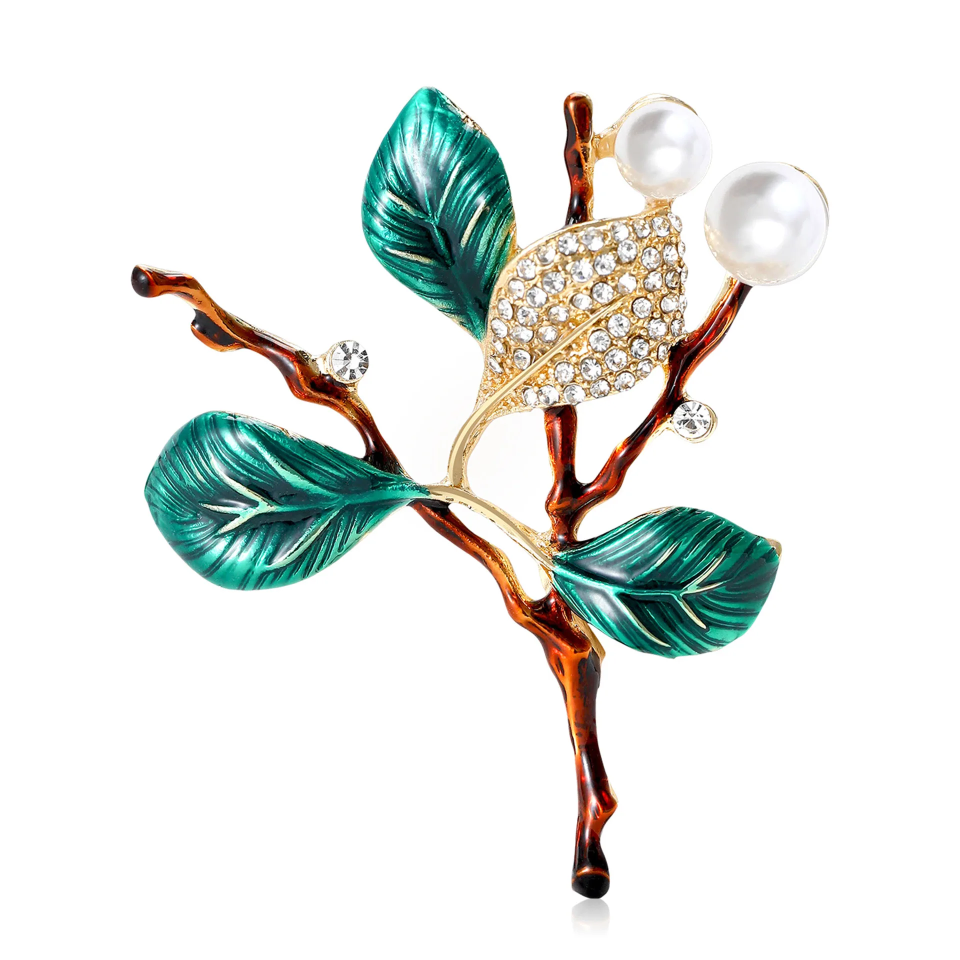 Fashionable Enamel Diamond-Encrusted Branch Brooch For Women, Unisex Clothing, Corsage, Wedding Party, Backpack Gift
Fashionable Enamel Diamond-Encrusted Branch Brooch For Women, Unisex Clothing, Corsage, Wedding Party, Backpack Gift