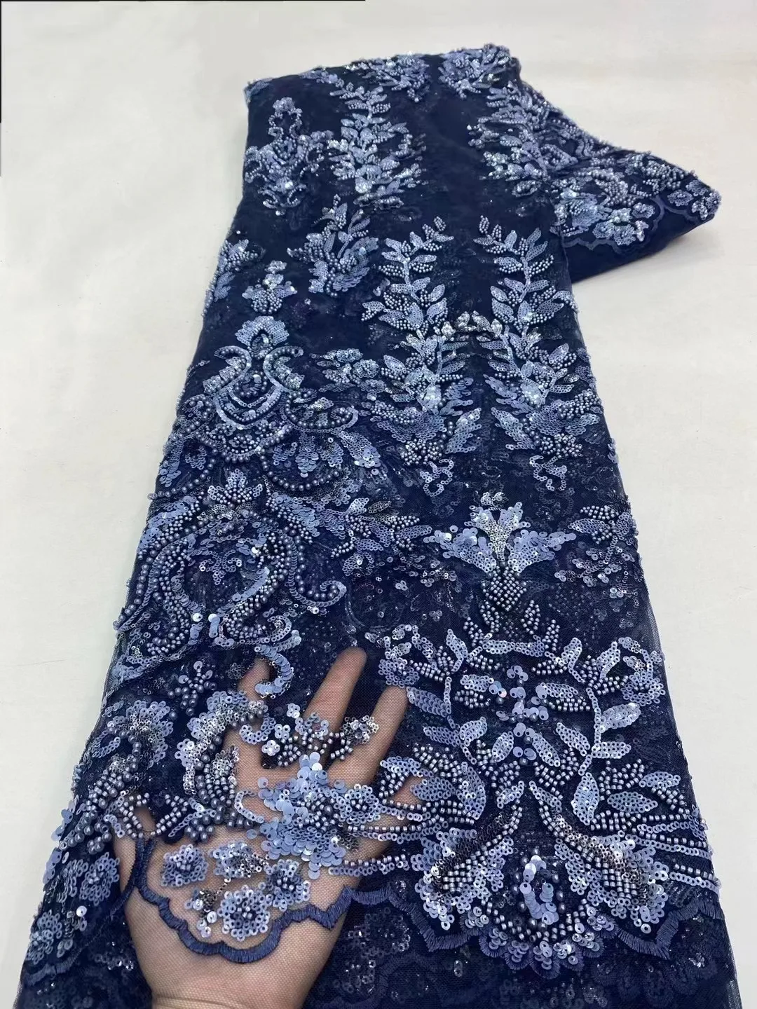 Luxury African Sequins Beaded Lace Fabric High Quality Groom Nigerian Wedding Bridal Embroidery French Tulle Sewing
Luxury African Sequins Beaded Lace Fabric High Quality Groom Nigerian Wedding Bridal Embroidery French Tulle Sewing
