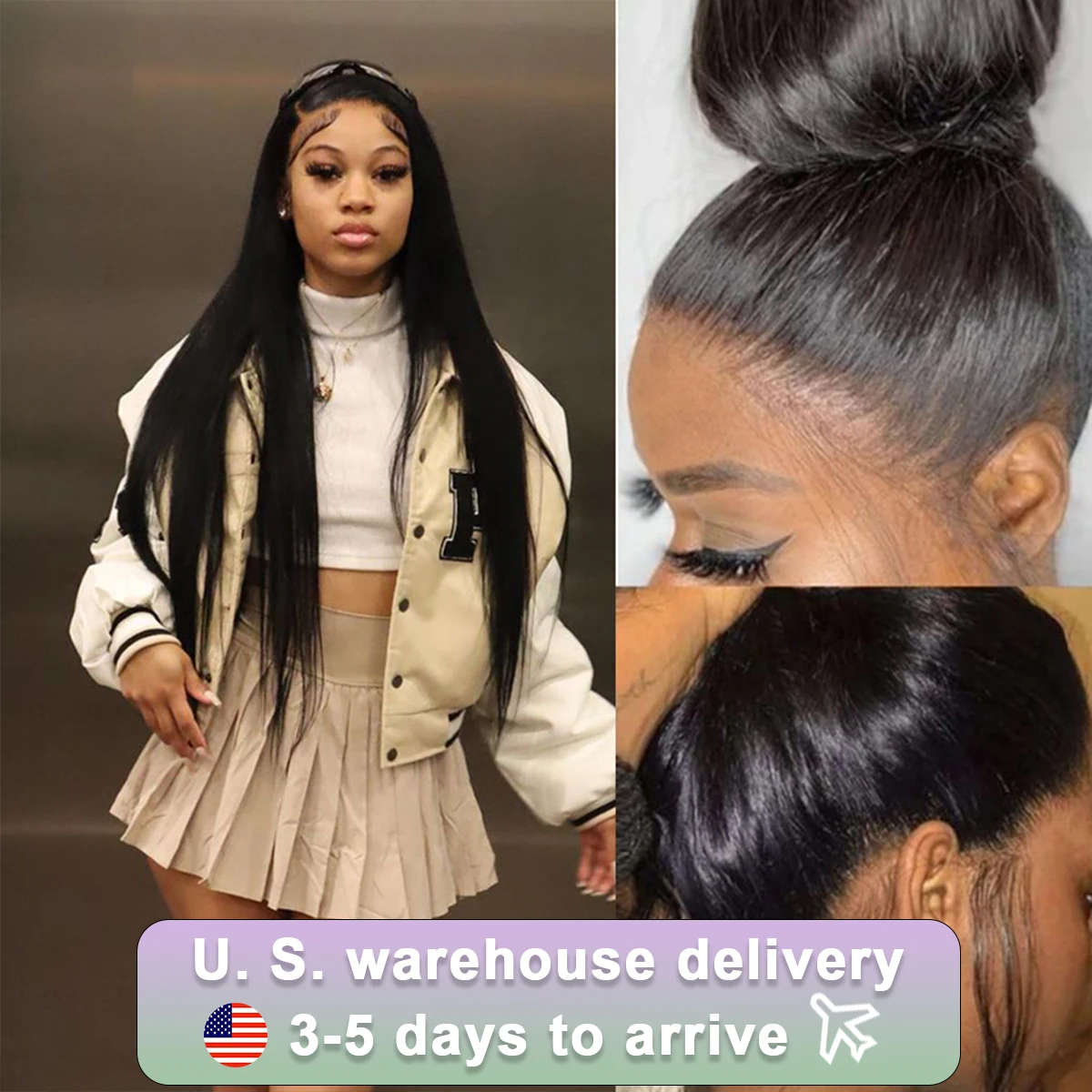 Bone Straight 360 Full Lace Front Human Hair 370 Transparent Lace Frontal Wig Brazilian 32Inch Glueless Closure Wigs For Women
Bone Straight 360 Full Lace Front Human Hair 370 Transparent Lace Frontal Wig Brazilian 32Inch Glueless Closure Wigs For Women