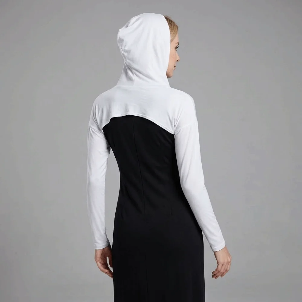 Versatile Polyester Hooded Capelet Long Arm Stretchy Sun Protection Sleeve Cover Full Neck Cover Skin-Friendly Hijab Women
Versatile Polyester Hooded Capelet Long Arm Stretchy Sun Protection Sleeve Cover Full Neck Cover Skin-Friendly Hijab Women