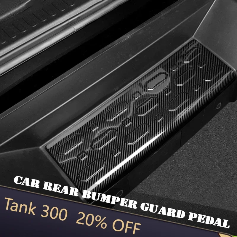Fit for GWM Tank 300 Car Rear Bumper Guard PedalAuto Tailgate Threshold Strip Trunk Pedal Car Exterior Decoration Accessories
Fit for GWM Tank 300 Car Rear Bumper Guard PedalAuto Tailgate Threshold Strip Trunk Pedal Car Exterior Decoration Accessories