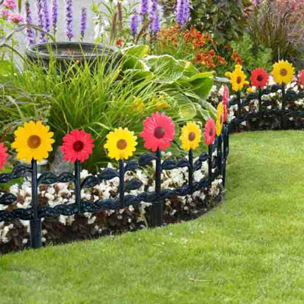 Sunflower Decorative Fences for Flowerbed Picket Garden Edging Yard Border Plastic Landscape Outdoor Gardening Fence Reusable
Sunflower Decorative Fences for Flowerbed Picket Garden Edging Yard Border Plastic Landscape Outdoor Gardening Fence Reusable