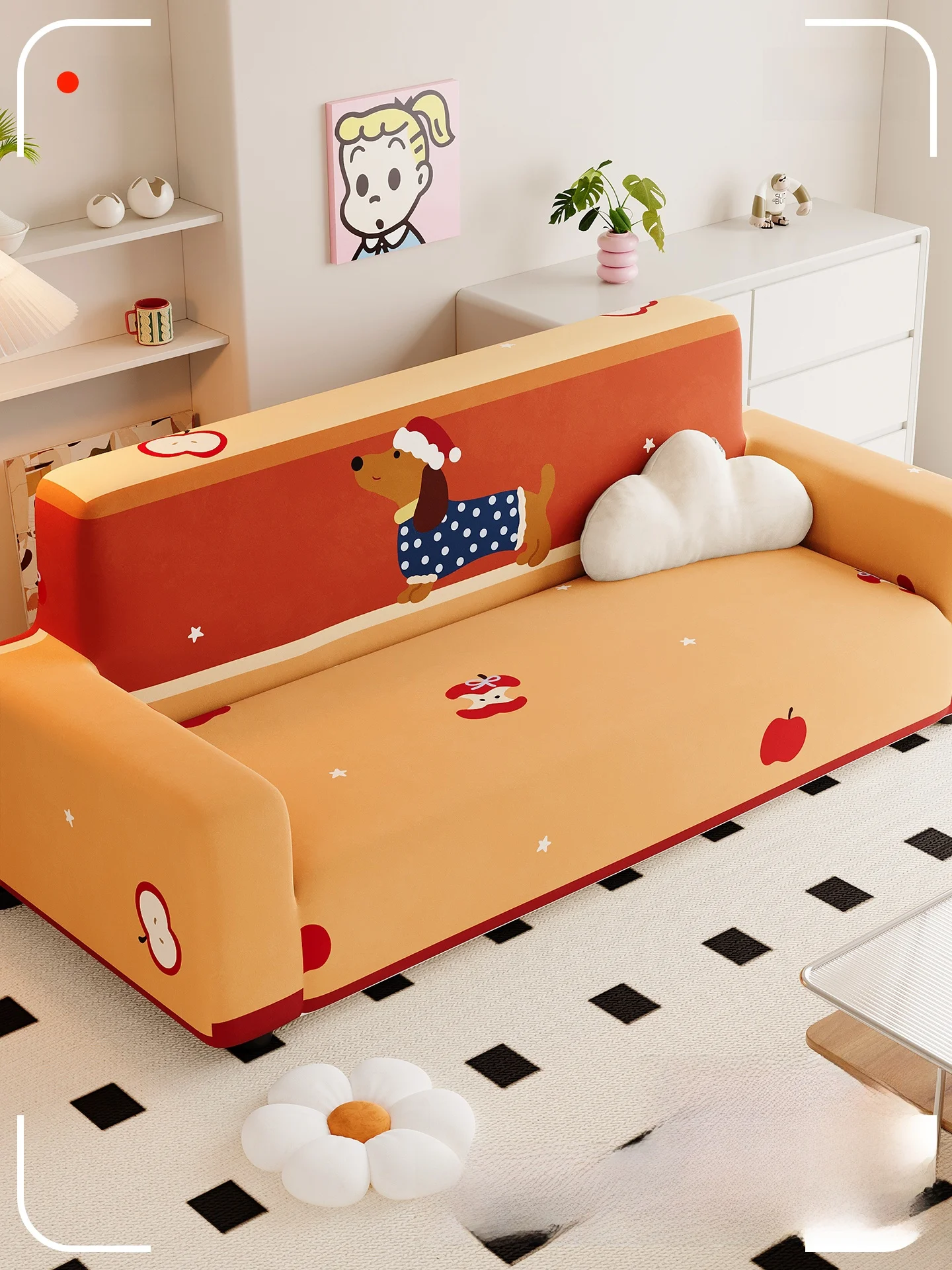 High Elasticity Protective Sofa Cover Cute New 2026 Full Wrap Versatile Proof Four Season Universal Sofa Quilt
High Elasticity Protective Sofa Cover Cute New 2026 Full Wrap Versatile Proof Four Season Universal Sofa Quilt
