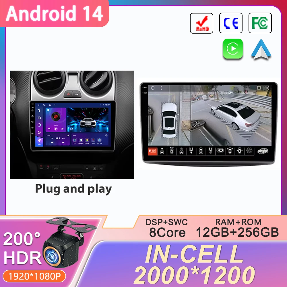 Android 14 For Alfa Romeo MiTo 955 2008 - 2016 Car Dvd Radio Stereo Multimedia Video Player GPS Navigation No 2din DVD 5G Wifi
Android 14 For Alfa Romeo MiTo 955 2008 - 2016 Car Dvd Radio Stereo Multimedia Video Player GPS Navigation No 2din DVD 5G Wifi