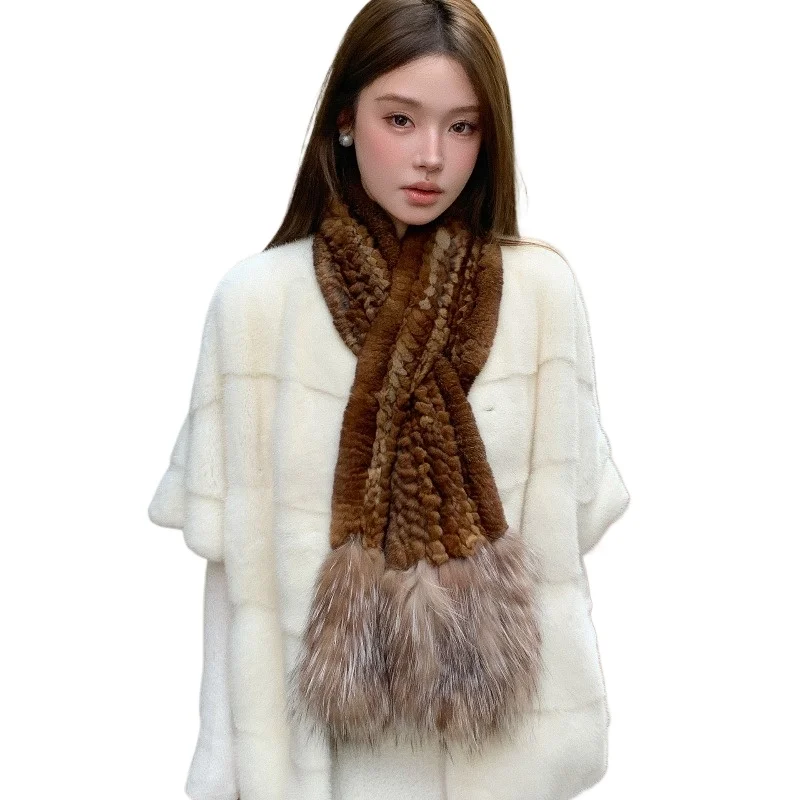 Winter new long Rex rabbit hair with fox fur scarf women's versatile atmosphere double-sided real hair scarf hair collar
Winter new long Rex rabbit hair with fox fur scarf women's versatile atmosphere double-sided real hair scarf hair collar