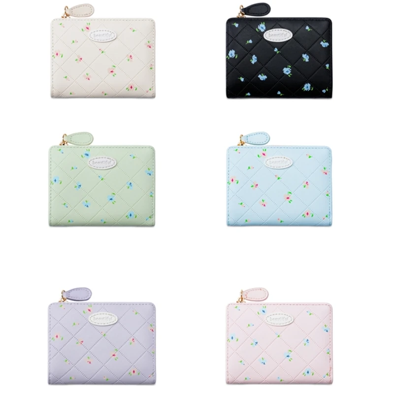 H3CB Bifold Wallet Stylish Coin Bags Lovely Wallet PU Leather Change Purse Flower Print Short Purse with Card Holder
H3CB Bifold Wallet Stylish Coin Bags Lovely Wallet PU Leather Change Purse Flower Print Short Purse with Card Holder