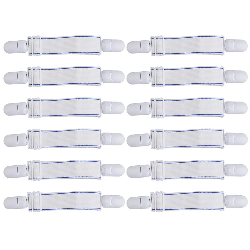 12 Pcs Bed Sheet Clips Wider Elastic Bands Sheets Blankets Mattress Pads Prevent Sliding Keep Neat Easy Use Friendly Fabric
12 Pcs Bed Sheet Clips Wider Elastic Bands Sheets Blankets Mattress Pads Prevent Sliding Keep Neat Easy Use Friendly Fabric