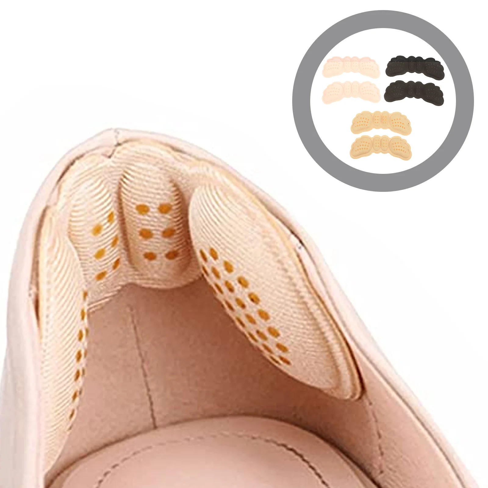 3Pairs Heel Grips Inserts Anti-Slip Pads Safe Guard Skin Lightweight Skin-Friendly Invisible Small High Heels Heel Pads
3Pairs Heel Grips Inserts Anti-Slip Pads Safe Guard Skin Lightweight Skin-Friendly Invisible Small High Heels Heel Pads