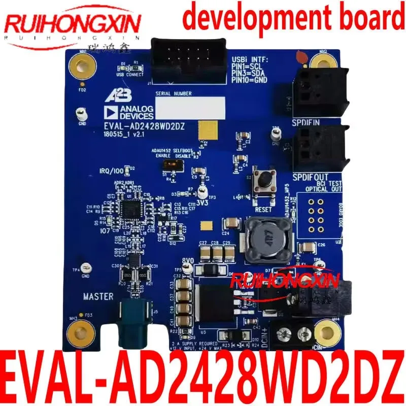 Оригинальный точечный трансивер EVAL-AD2428WD2DZ AD2426/7/8 для автомобильной аудиошины (A2B), оригинальный подлинный продукт
Оригинальный точечный трансивер EVAL-AD2428WD2DZ AD2426/7/8 для автомобильной аудиошины (A2B), оригинальный подлинный продукт