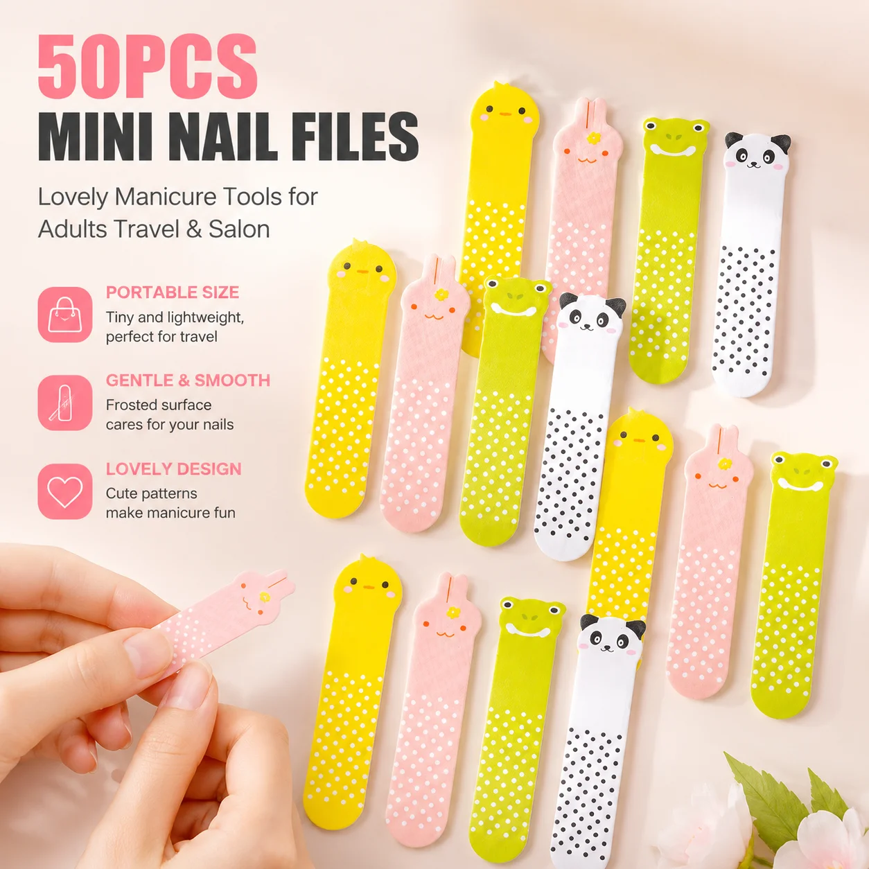 10/20/30/50pcs Portable Mini Nail Files, EVA PS S Paper Nail Polishing Strips, Frosted Lovely Manicure Tools for Adults Travel
10/20/30/50pcs Portable Mini Nail Files, EVA PS S Paper Nail Polishing Strips, Frosted Lovely Manicure Tools for Adults Travel