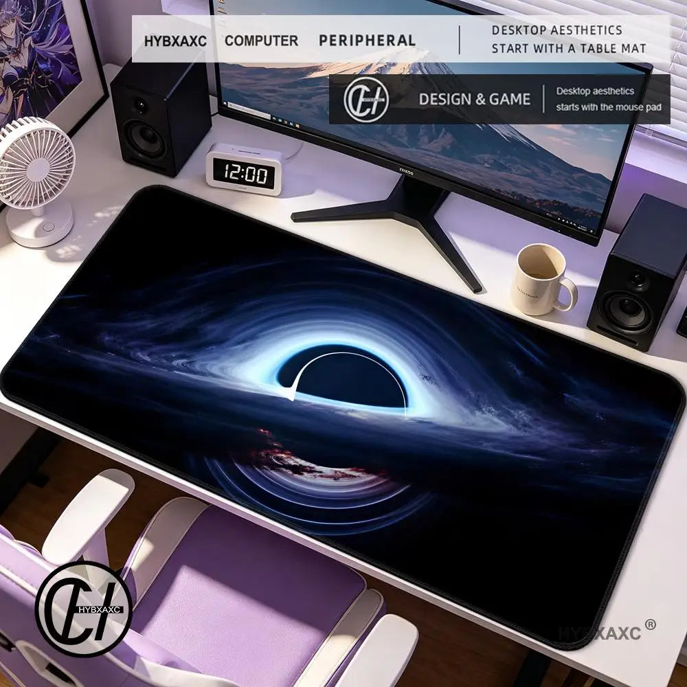 HYBXAXC Space Black Hole Mouse Pad Non-slip Locking Edge DeskMat PC Laptop Accessories Rubber Keyboard Large Game
HYBXAXC Space Black Hole Mouse Pad Non-slip Locking Edge DeskMat PC Laptop Accessories Rubber Keyboard Large Game