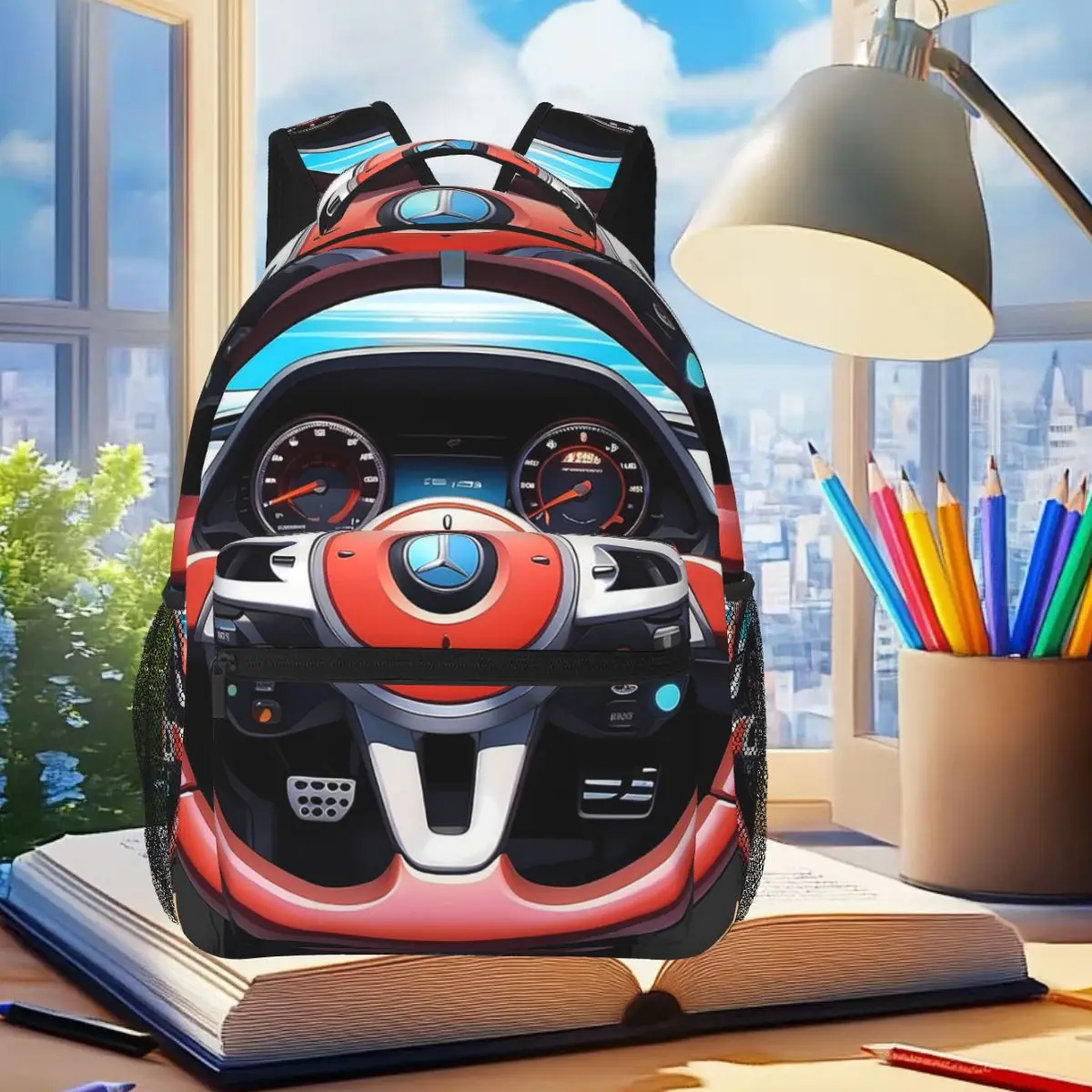 Steering Wheel Student Backpack School Bag Hiking Travel Daypack for Boys Girls Fashion Bookbag Shoulder Bags
Steering Wheel Student Backpack School Bag Hiking Travel Daypack for Boys Girls Fashion Bookbag Shoulder Bags