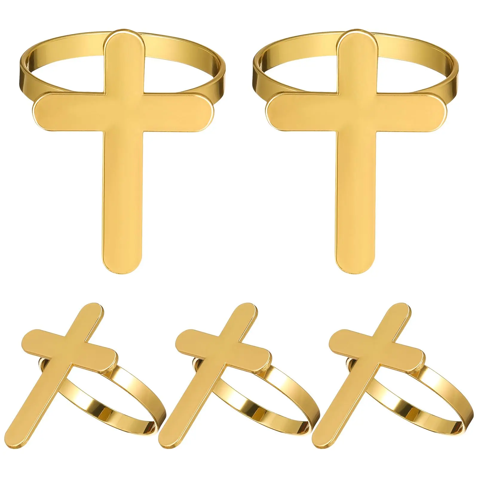 4 Pcs Rings Cross Shaped Metal Dining Cross Napkin Buckles Table Holders for Weddings Golden Elegant Decoration
4 Pcs Rings Cross Shaped Metal Dining Cross Napkin Buckles Table Holders for Weddings Golden Elegant Decoration