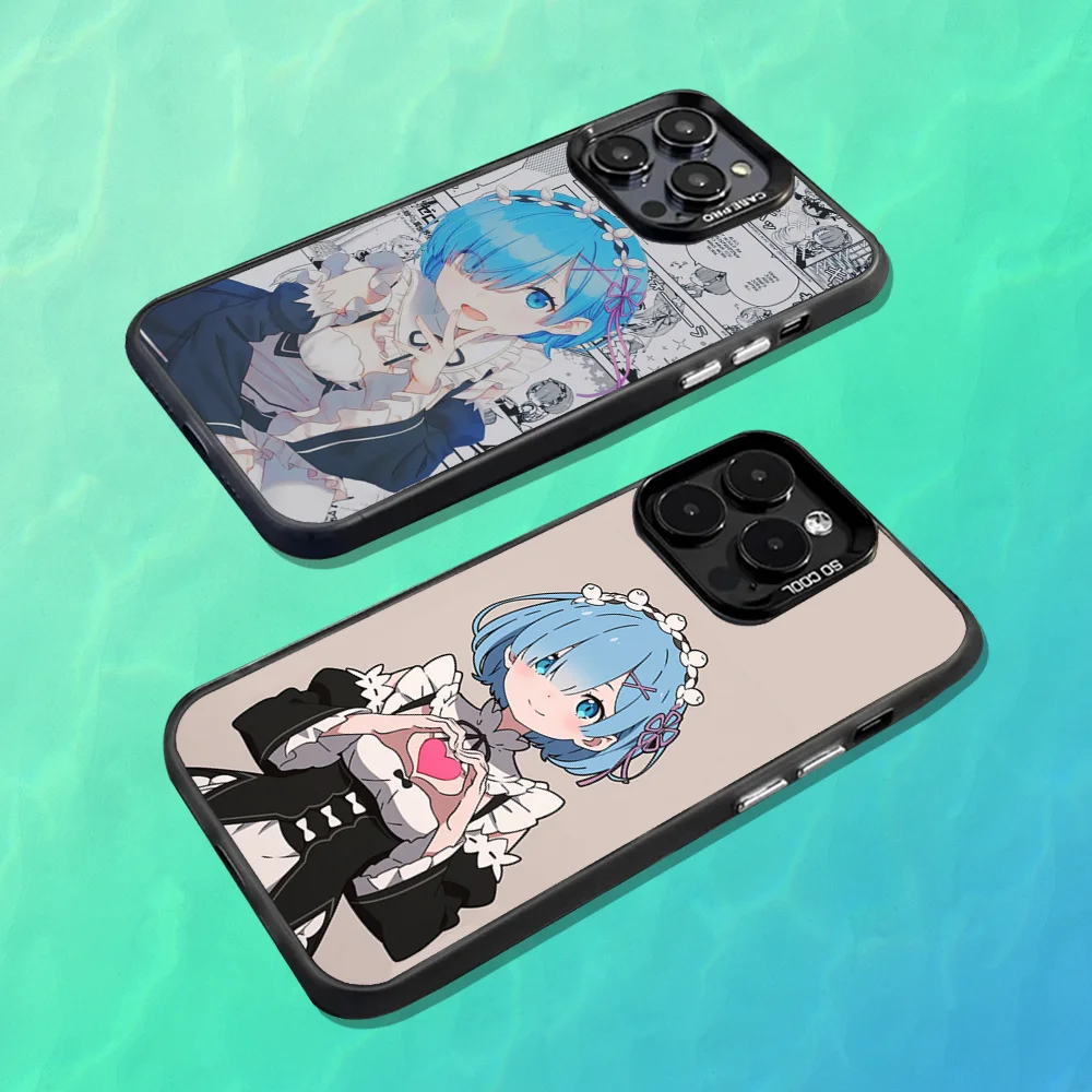 Cartoon R-Rem Re Z-Zero Phone Case For iPhone 16,15,14,13,12,11,Mini,Pro,MAX Black Matte Shockproof Cover
Cartoon R-Rem Re Z-Zero Phone Case For iPhone 16,15,14,13,12,11,Mini,Pro,MAX Black Matte Shockproof Cover