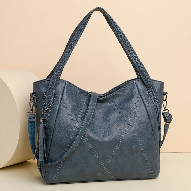 Luxury Tassels Leather Women's Tote Bag High Quality Shoulder Crossbody Bag For Female 2023 Fashion Ladies Messenger Handbag Sac
Luxury Tassels Leather Women's Tote Bag High Quality Shoulder Crossbody Bag For Female 2023 Fashion Ladies Messenger Handbag Sac