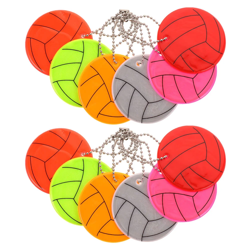 12pcs Reflective Volleyball Pendant Keychain Night Riding Hiking Student Backpack Accessories Glow Dark
12pcs Reflective Volleyball Pendant Keychain Night Riding Hiking Student Backpack Accessories Glow Dark