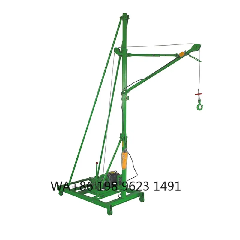 Portable Mobile Small Crane Building Material Lifting Equipment Durable Construction Hoist for Workshop Site Engineering Lifting
Portable Mobile Small Crane Building Material Lifting Equipment Durable Construction Hoist for Workshop Site Engineering Lifting