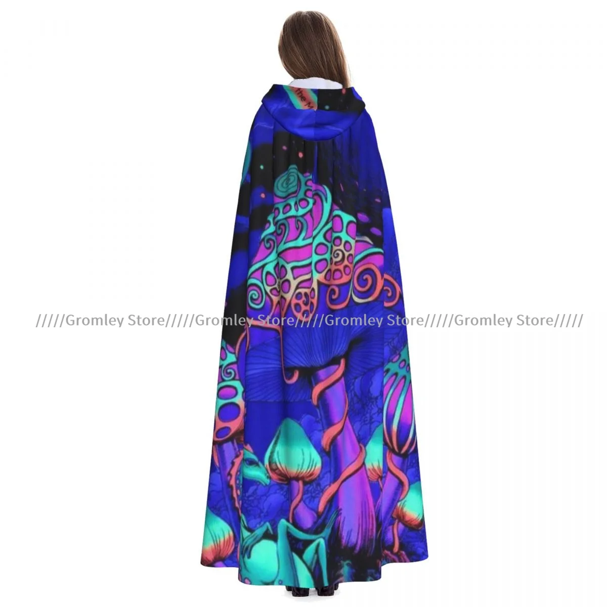 Psychedelic Mushroom Witch Cloak Hooded Cosplay Costume Halloween Adult Long Party Cape
Psychedelic Mushroom Witch Cloak Hooded Cosplay Costume Halloween Adult Long Party Cape