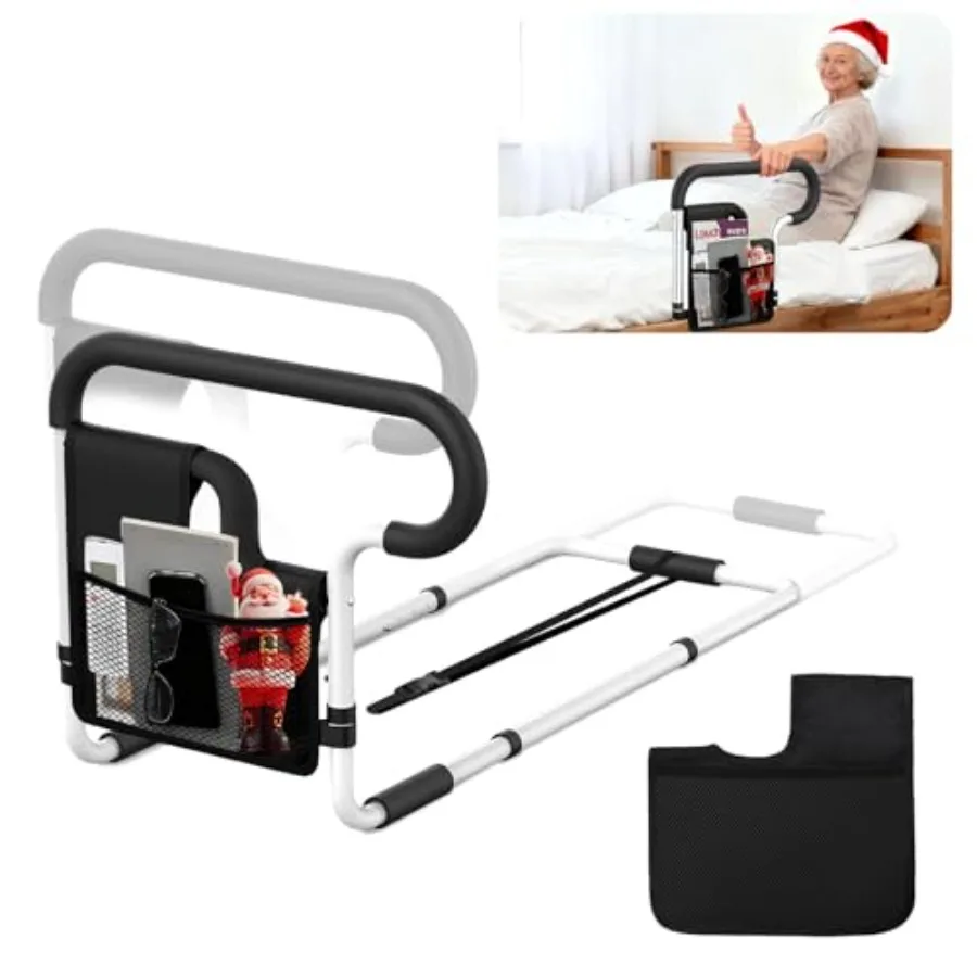Bed Rails for Elderly Adults Safety Adjustable Bed Rail for Elderly Bed Assist Rail for Senior with 2 Bag Fit Most Bed Supports
Bed Rails for Elderly Adults Safety Adjustable Bed Rail for Elderly Bed Assist Rail for Senior with 2 Bag Fit Most Bed Supports