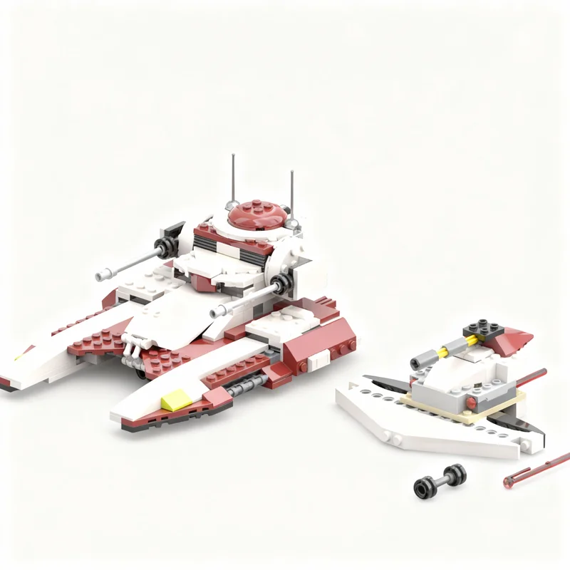 231pcs MOC Republic Fighter Tank Better Scale Proportions Star Battle Model Building Blocks Christmas Gifts Construction Toys
231pcs MOC Republic Fighter Tank Better Scale Proportions Star Battle Model Building Blocks Christmas Gifts Construction Toys