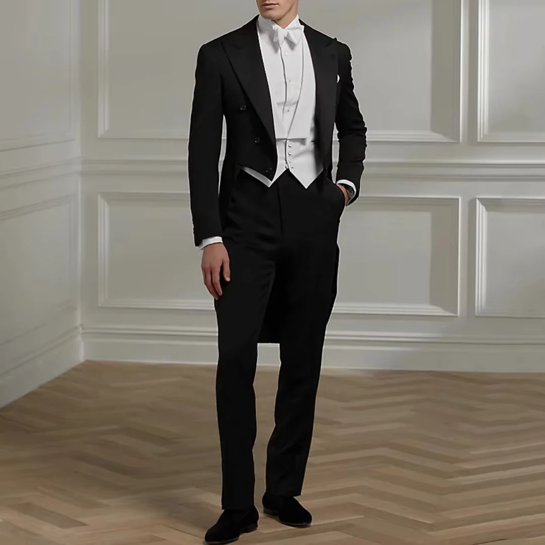Men Suit 3 Pieces White Vest With Lapel Tuxedo Set For Wedding Birthday Party Prom Banquet Business Work Jacket Vest Pant
Men Suit 3 Pieces White Vest With Lapel Tuxedo Set For Wedding Birthday Party Prom Banquet Business Work Jacket Vest Pant