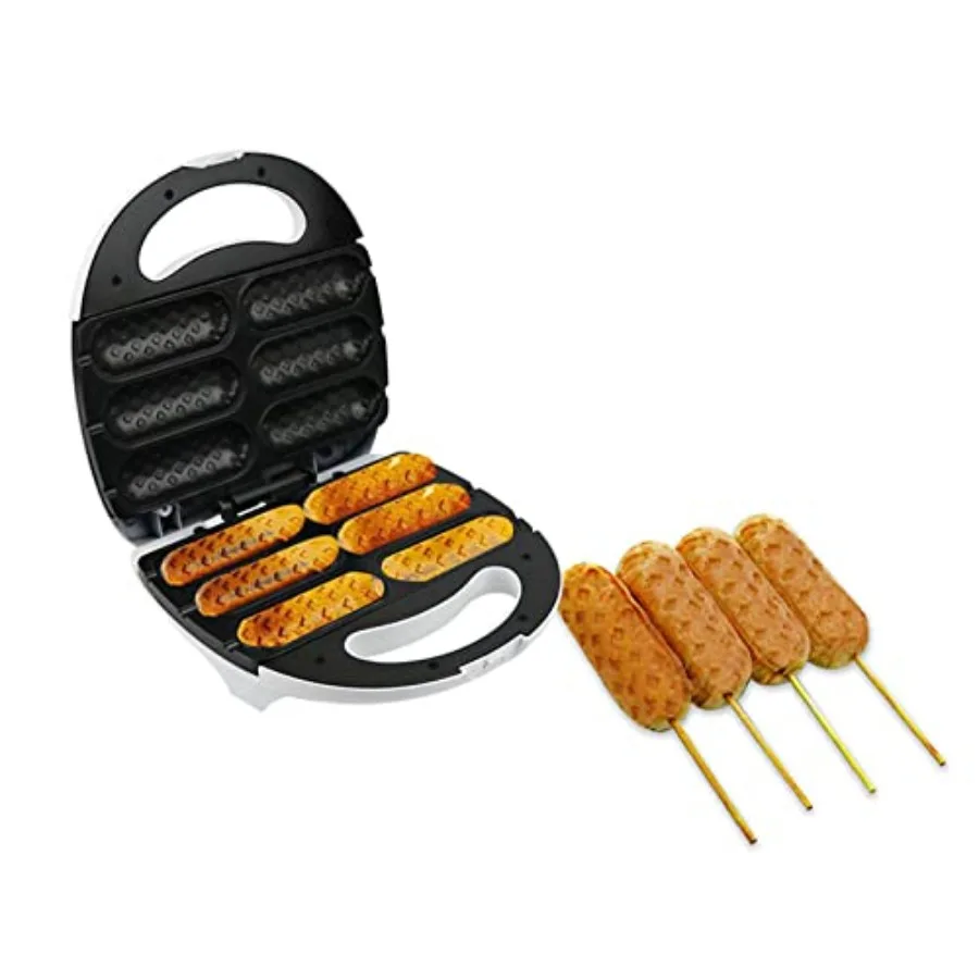 Corn Dog Maker Non Stick Corn Dog Waffle Machine 6 Corn Dogs Hot Dog Toaster US Plug 110V Golden
Corn Dog Maker Non Stick Corn Dog Waffle Machine 6 Corn Dogs Hot Dog Toaster US Plug 110V Golden