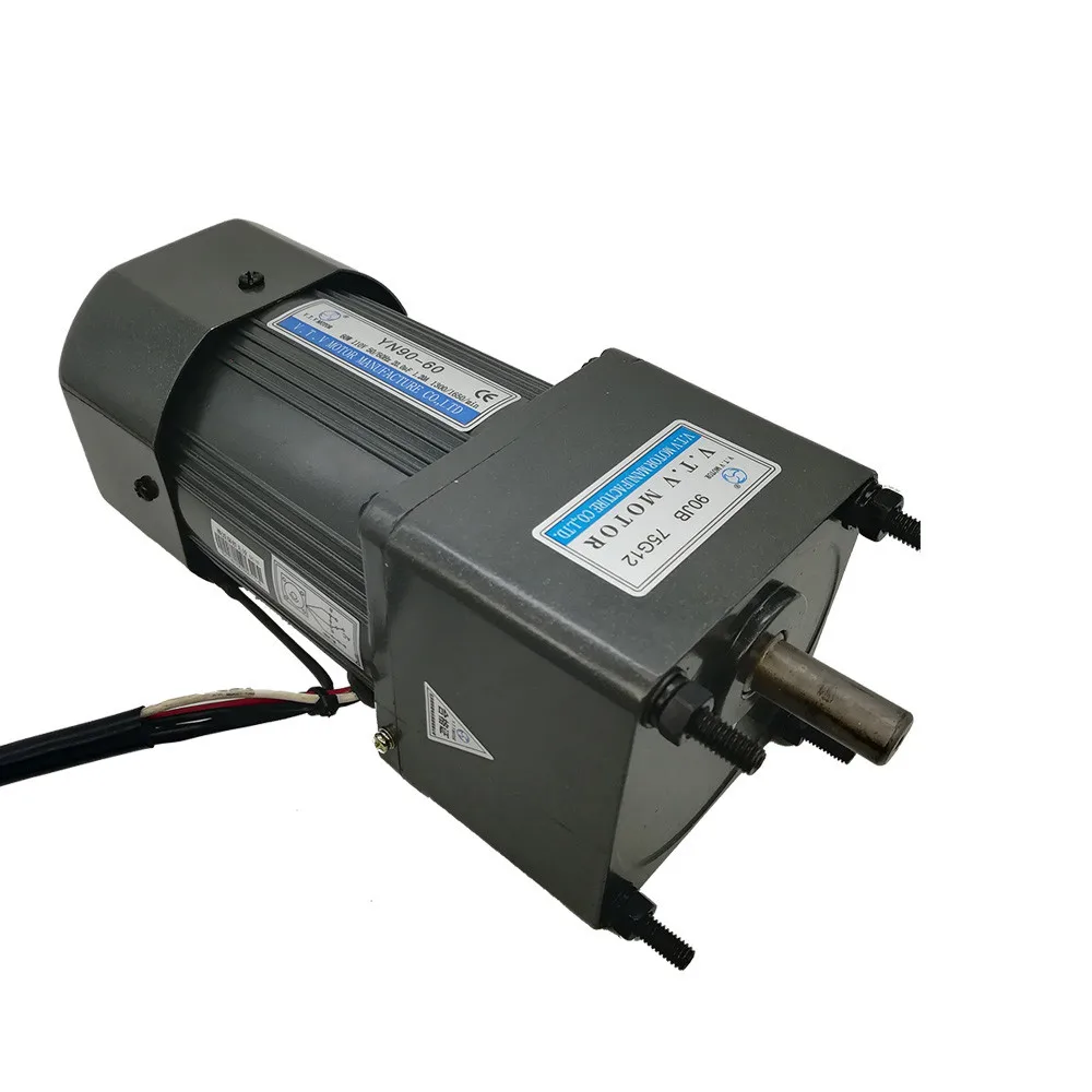 3 Wires 220V Gear Motor YN90-60/90JB20G12 Fixed Speed Motor
3 Wires 220V Gear Motor YN90-60/90JB20G12 Fixed Speed Motor