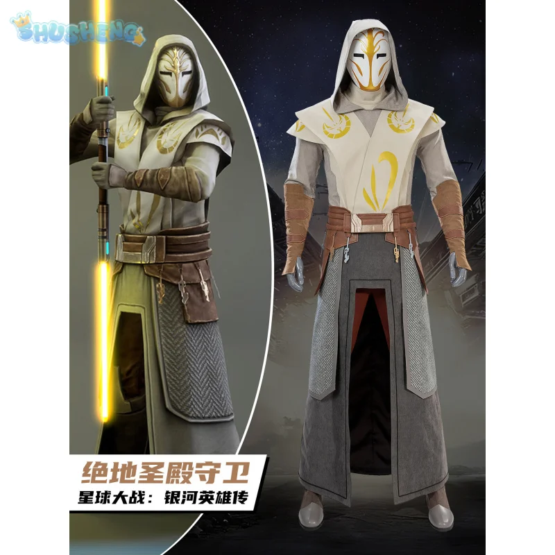 Superhero SW Jedi Temple Guard Cosplay Costume Masks shoes jackets props men new fantasy uniforms, Halloween party suit XS-XXXL
Superhero SW Jedi Temple Guard Cosplay Costume Masks shoes jackets props men new fantasy uniforms, Halloween party suit XS-XXXL