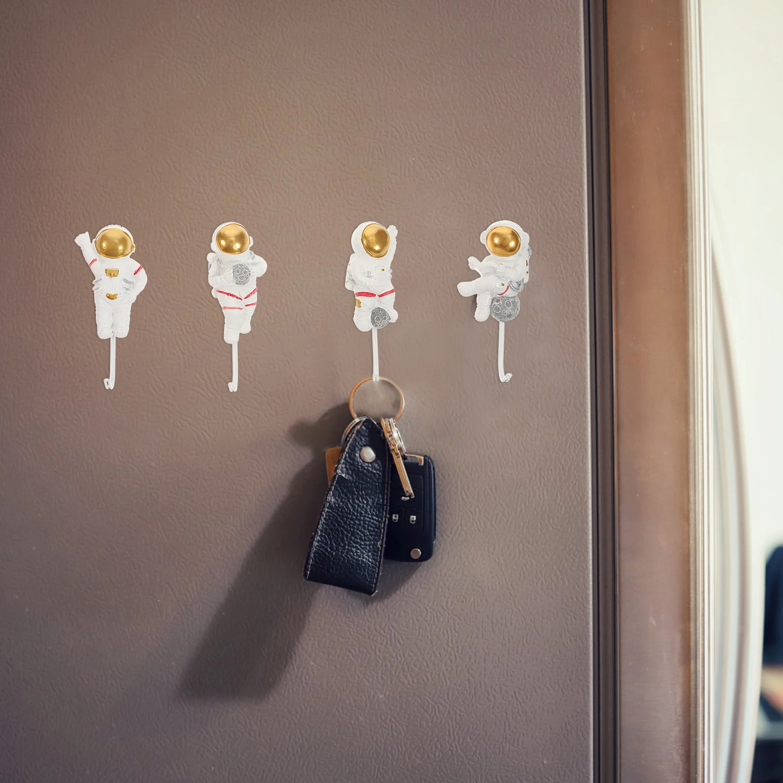 4 Pcs Astronaut Wall Hook Resin Craft Punch Free Creative Hooks Bathroom Accessories Space Theme Smooth Surface Mount Home
4 Pcs Astronaut Wall Hook Resin Craft Punch Free Creative Hooks Bathroom Accessories Space Theme Smooth Surface Mount Home