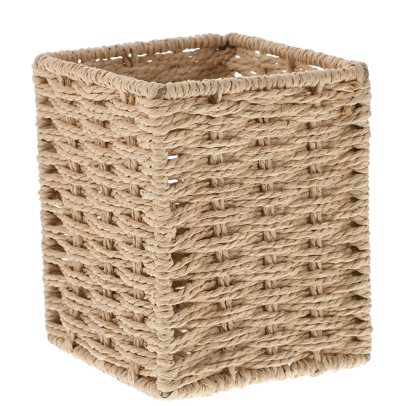 Woven Storage Basket Small Container Desktop Pen Holder Handmade Eco Friendly Practical Home Office Use
Woven Storage Basket Small Container Desktop Pen Holder Handmade Eco Friendly Practical Home Office Use