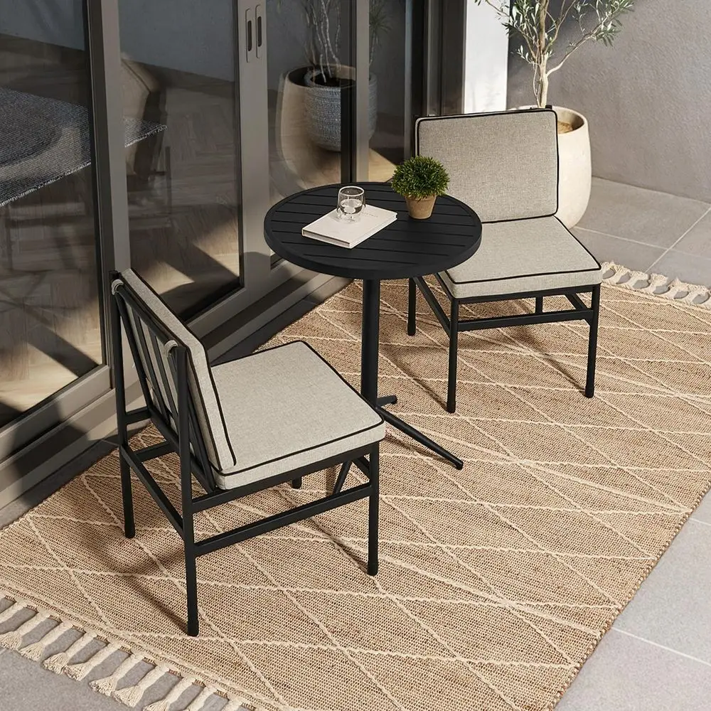 Odelia 3 Piece Bistro Set 2 Dining Chairs, 1 Bistro Table or Living Room, Dining Room, Kitchen, Small Space, Sturdy BIMA-Certiie
Odelia 3 Piece Bistro Set 2 Dining Chairs, 1 Bistro Table or Living Room, Dining Room, Kitchen, Small Space, Sturdy BIMA-Certiie