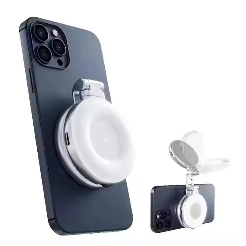 Foldable Magnetic Fill Light for Smartphone Mini Selfie Light with 3 Adjustable Brightness Modes Rotatable Makeup Mirror H6U2
Foldable Magnetic Fill Light for Smartphone Mini Selfie Light with 3 Adjustable Brightness Modes Rotatable Makeup Mirror H6U2