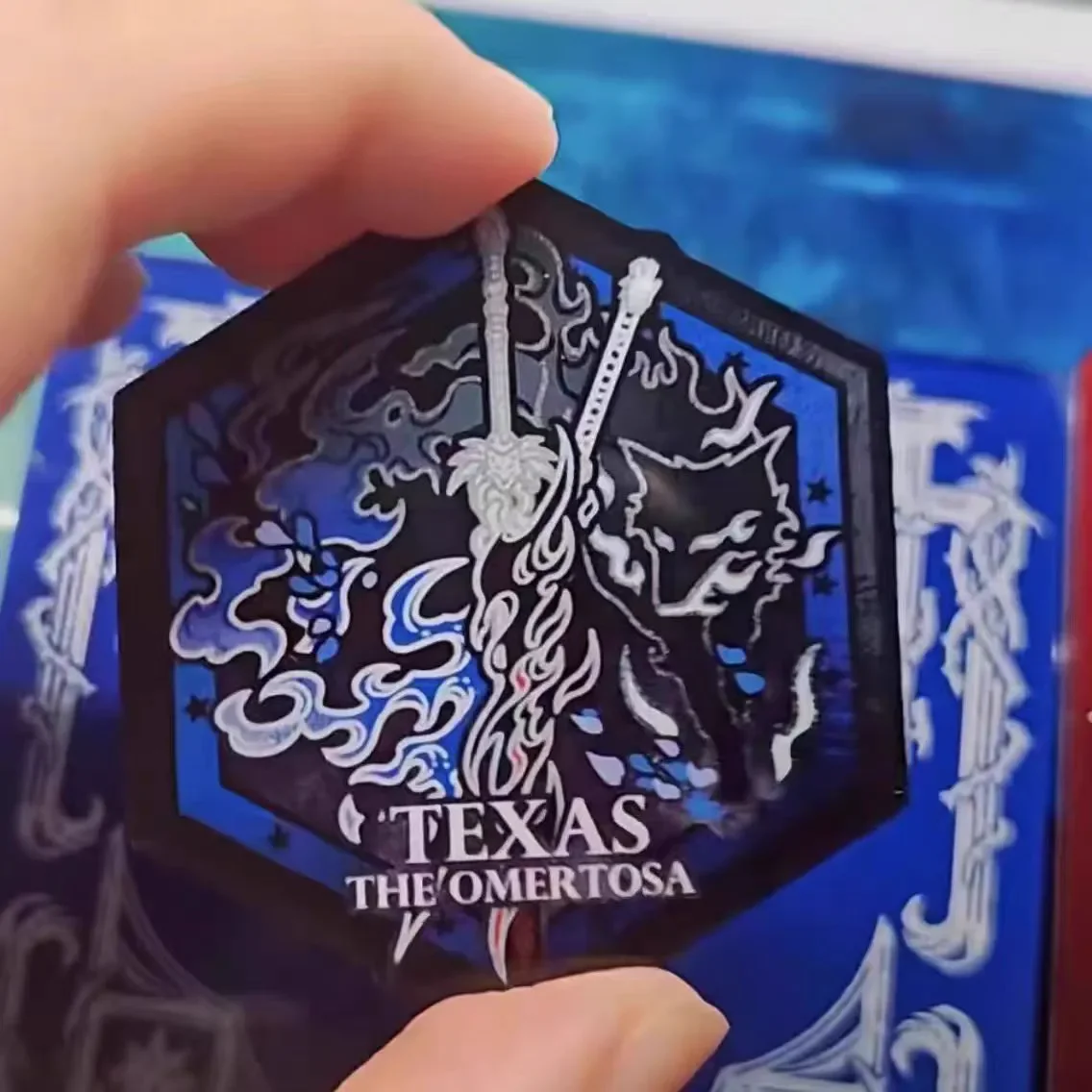 Arknights Texas Lappland Cosplay Anime Cartoon Acrylic Magnetic Refrigerator Fridge Sticker Ornament Accessories Decor Gift
Arknights Texas Lappland Cosplay Anime Cartoon Acrylic Magnetic Refrigerator Fridge Sticker Ornament Accessories Decor Gift
