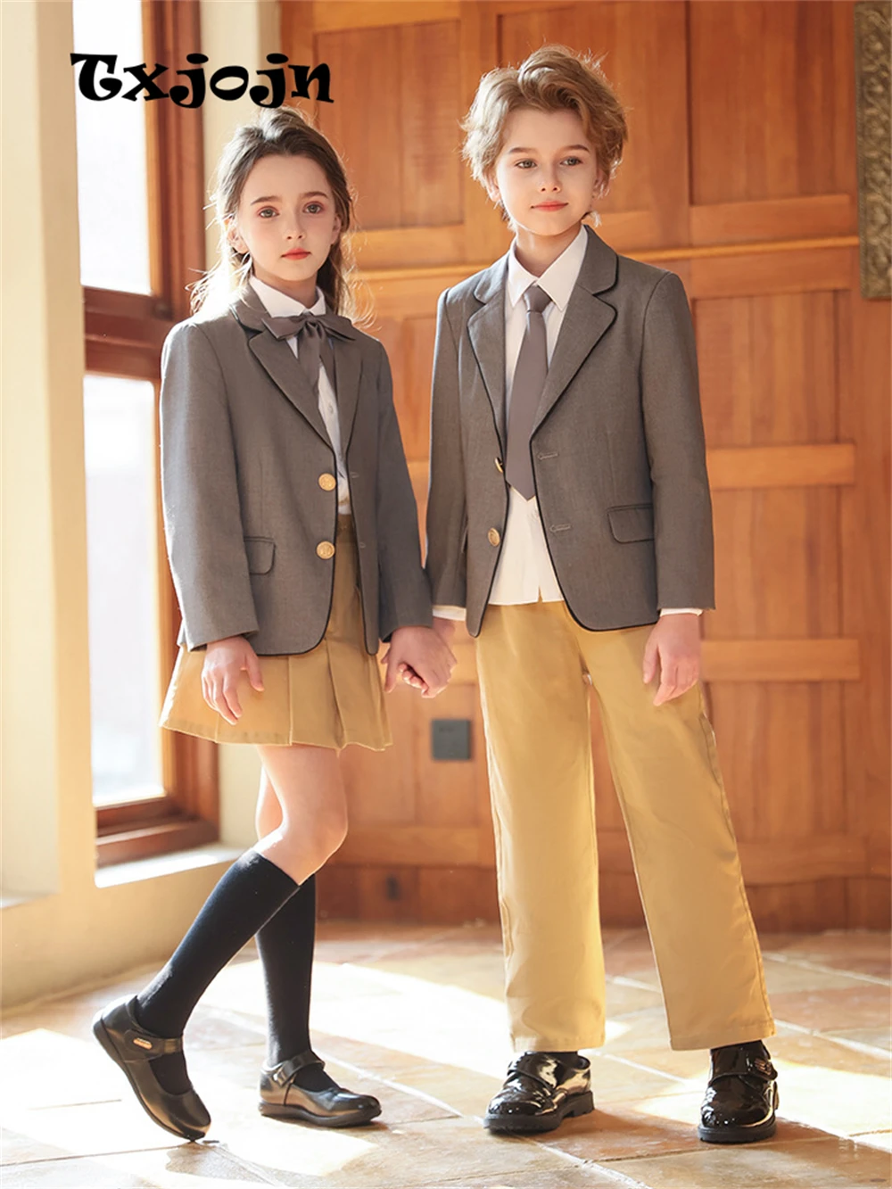 Txjojn New Children's Suit Set 4 Pieces Chior Performance Wear Formal School Uniform For Boys And Girls Daily Life 110-180cm
Txjojn New Children's Suit Set 4 Pieces Chior Performance Wear Formal School Uniform For Boys And Girls Daily Life 110-180cm